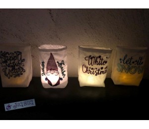 ITH Stickdatei - Lichtbeutel Winterzauber Wichtel